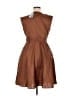 Woolrich 100% Cotton Solid Brown Casual Dress Size XL - photo 2