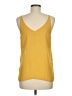Stella Luce 100% Polyester Yellow Sleeveless Top Size M - photo 2