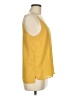 Stella Luce 100% Polyester Yellow Sleeveless Top Size M - photo 4