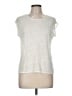 Massimo Dutti Ivory Short Sleeve Top Size M - photo 1