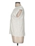 Massimo Dutti Ivory Short Sleeve Top Size M - photo 5