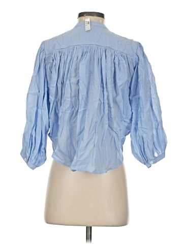 Madewell 3/4 Sleeve Button-Down Shirt (view 2)