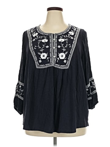 Lane Bryant 3/4 Sleeve Blouse (view 1)