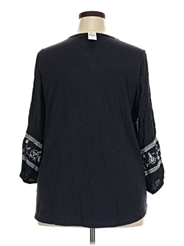 Lane Bryant 3/4 Sleeve Blouse (view 2)