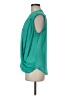 Lost April 100% Polyester Teal Sleeveless Blouse Size M - photo 5