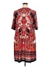 DressBarn Paisley Red Casual Dress Size 22 - photo 2