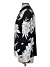 Halogen 100% Polyester Floral Black Long Sleeve Blouse Size M - photo 5