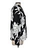 Halogen 100% Polyester Floral Black Long Sleeve Blouse Size M - photo 4
