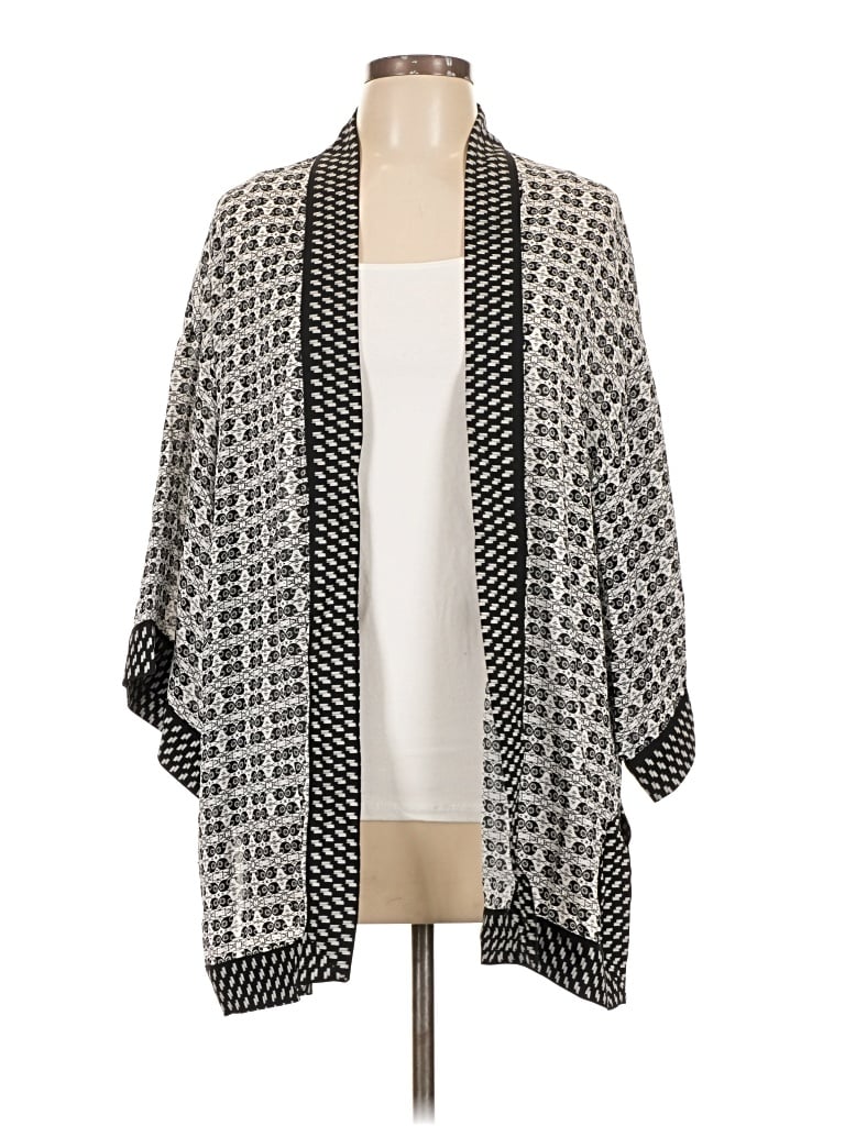 Pre-owned Max Studio Kimono In Gray