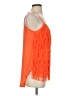 Naked Zebra Orange Sleeveless Blouse Size S - photo 4