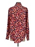 Madison 100% Polyester Animal Print Red Long Sleeve Blouse Size S - photo 2