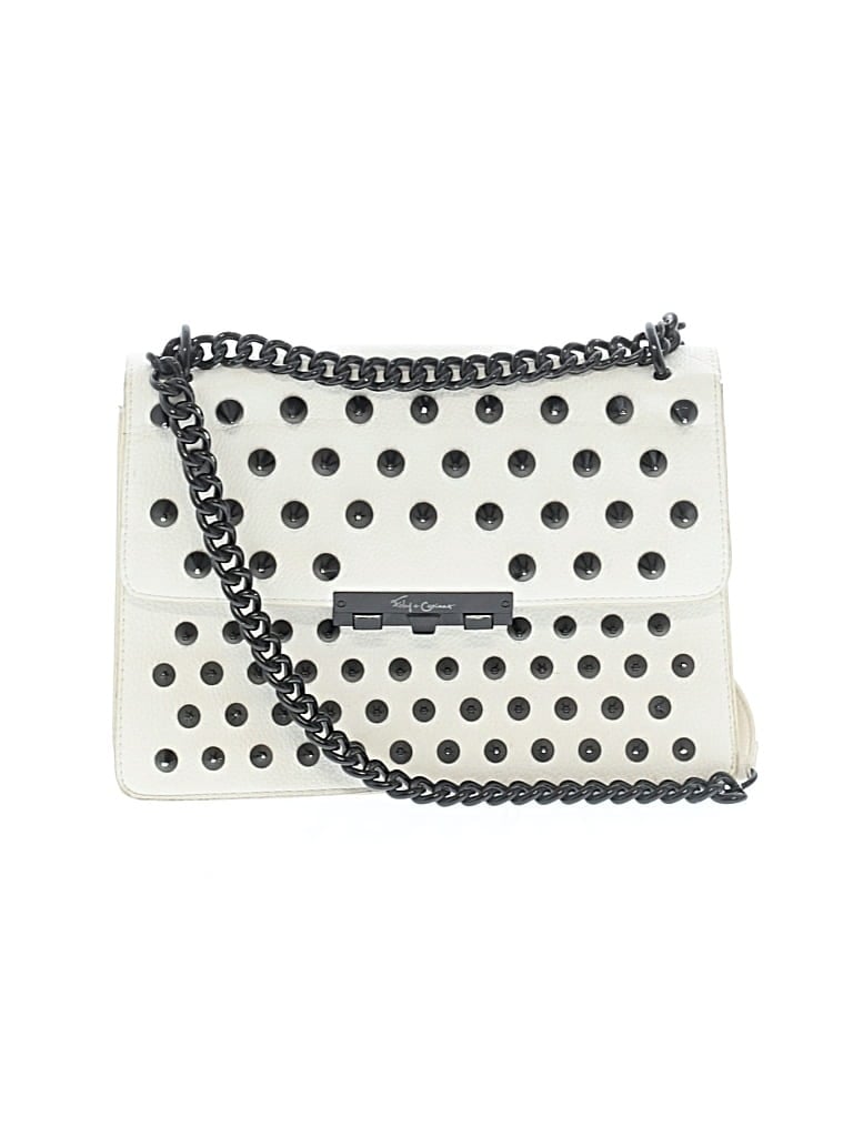 Pre-owned Foley + Corinna Leather Crossbody Bag In White