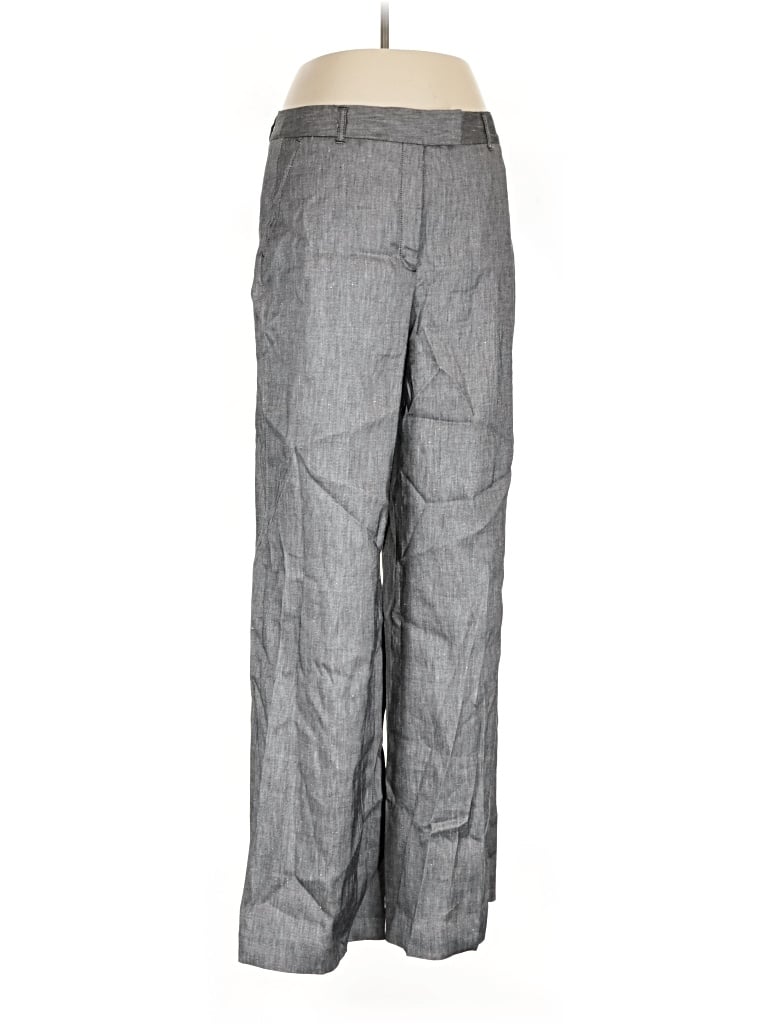 White House Black Market Linen Pants In Gray