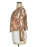 Nina Leonard 100% Polyester Metallic Gold Jacket Size XL - photo 5
