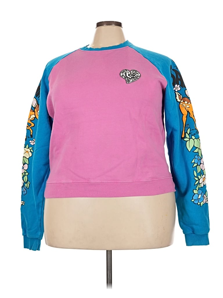 Pre-owned Assorted Brands Sweatshirt In Pink