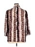 Investments 100% Polyester Chevron-herringbone Brown Kimono Size 1X - photo 2
