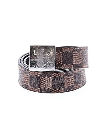 Louis Vuitton Damier Ebene LV Paris Buckle belt (view 1)