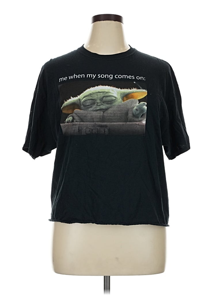 Pre-owned Star Wars Short Sleeve T-shirt In Black