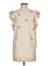 t.la 100% Cotton Ivory Short Sleeve Top Size M - photo 2