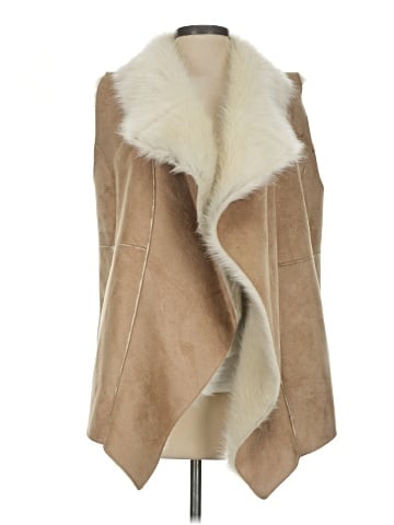 Design History Faux Fur Vest (view 1)