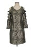 Green Envelope Metallic Gray Cocktail Dress Size XS - photo 1