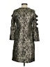 Green Envelope Metallic Gray Cocktail Dress Size XS - photo 2