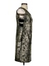 Green Envelope Metallic Gray Cocktail Dress Size XS - photo 4