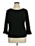 Talbots Black 3/4 Sleeve T-Shirt Size XL - photo 1