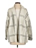 Adrienne Vittadini Plaid Ivory Coat Size S - photo 1