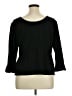 Talbots Black 3/4 Sleeve T-Shirt Size XL - photo 2