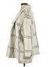 Adrienne Vittadini Plaid Ivory Coat Size S - photo 5