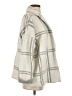 Adrienne Vittadini Plaid Ivory Coat Size S - photo 4