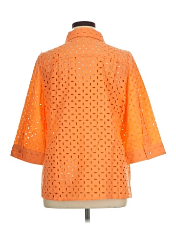 D&Co. 3/4 Sleeve Button-Down Shirt (view 2)