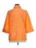 D&Co. 100% Cotton Orange 3/4 Sleeve Button-Down Shirt Size 1X - photo 2