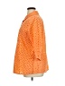 D&Co. 100% Cotton Orange 3/4 Sleeve Button-Down Shirt Size 1X - photo 5