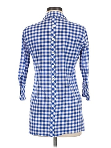 Foxcroft 3/4 Sleeve Button-Down Shirt (view 2)