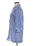 Foxcroft Checkered-gingham Blue 3/4 Sleeve Button-Down Shirt Size 6 - photo 5