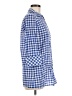 Foxcroft Checkered-gingham Blue 3/4 Sleeve Button-Down Shirt Size 6 - photo 4