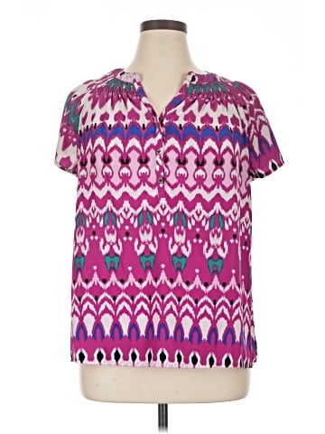 Dana Buchman Short Sleeve Blouse (view 1)