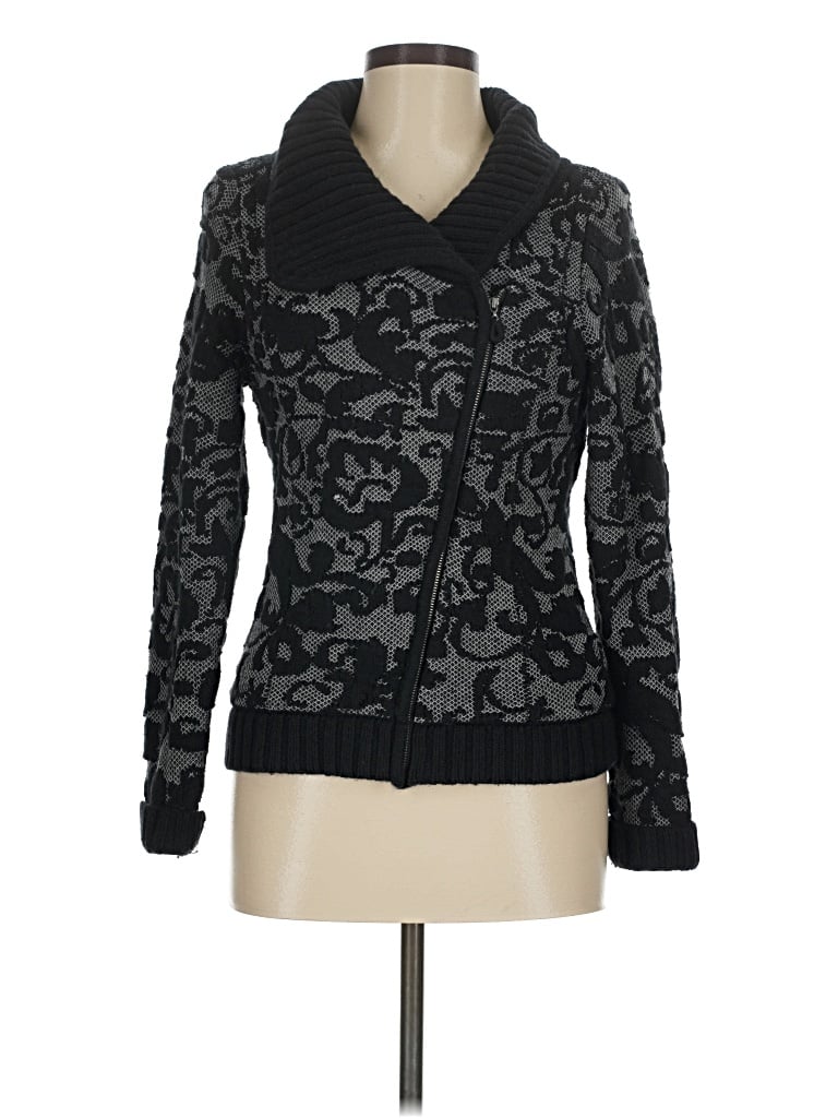 Pre-owned Moth Cardigan Sweater In Black