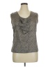 Talbots Gray Sleeveless Blouse Size 14 - photo 1