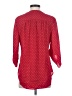 Faded Glory 100% Polyester Polka Dots Red 3/4 Sleeve Blouse Size S - photo 2