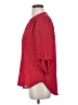 Faded Glory 100% Polyester Polka Dots Red 3/4 Sleeve Blouse Size S - photo 5