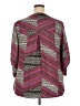 Gibson Latimer 100% Polyester Purple 3/4 Sleeve Blouse Size 2X - photo 2