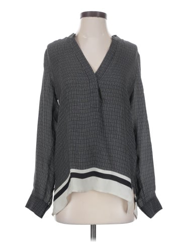 Vince. 3/4 Sleeve Silk Top (view 1)