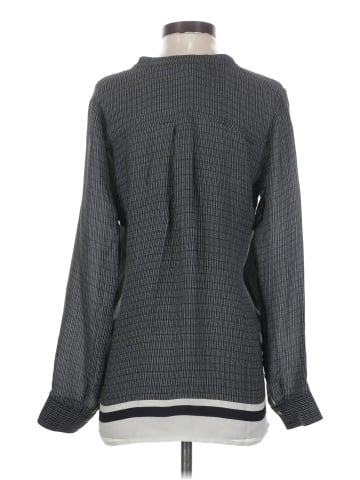 Vince. 3/4 Sleeve Silk Top (view 2)