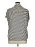 H&M Stripes Silver 3/4 Sleeve Blouse Size XL - photo 2