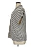 H&M Stripes Silver 3/4 Sleeve Blouse Size XL - photo 5