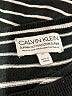 Calvin Klein 100% Cotton Stripes Black Pullover Sweater Size L - photo 7
