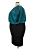 Torrid 100% Polyester Teal Cocktail Dress Size 4X Plus (4) - photo 5